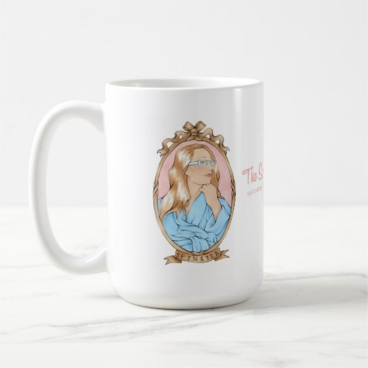 Spinsterhood日記のポートレートのマグ コーヒーマグカップ (左)