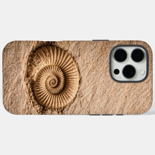 Spiral Ammonite Fossil Case-Mate iPhoneケース (裏面 (横))