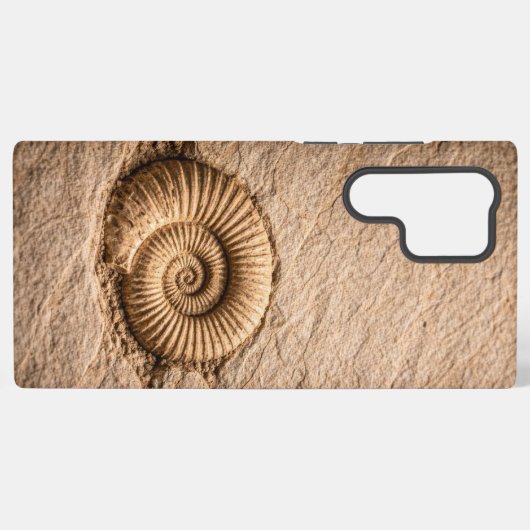 Spiral Ammonite Fossil Samsung Galaxyケース (裏面横)