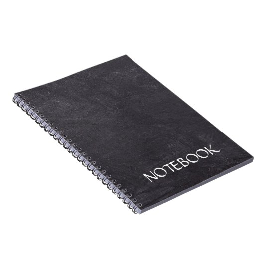 Spiral black Photo Notebook ノートブック (右側)