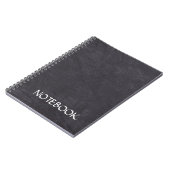 Spiral black Photo Notebook ノートブック (左側)
