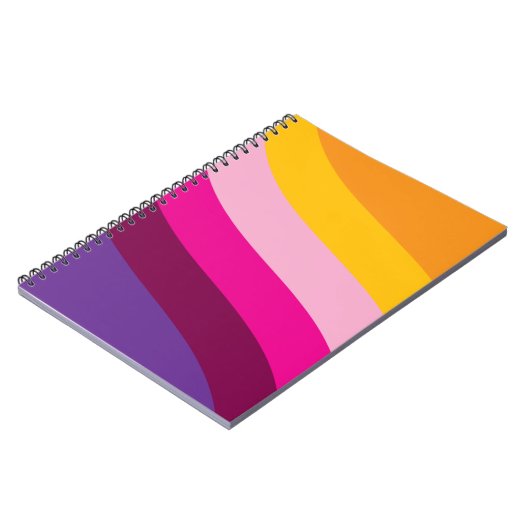 Spiral Colour Notebook ノートブック (左側)