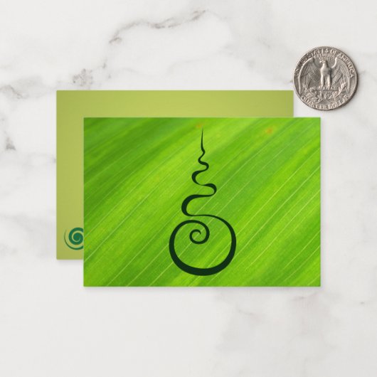 Spiral Force ノートカード (正面/裏面インサイチュ)