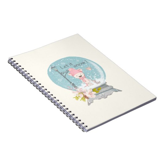 Spiral Fotonotizbuch - Let it snow ノートブック (右側)