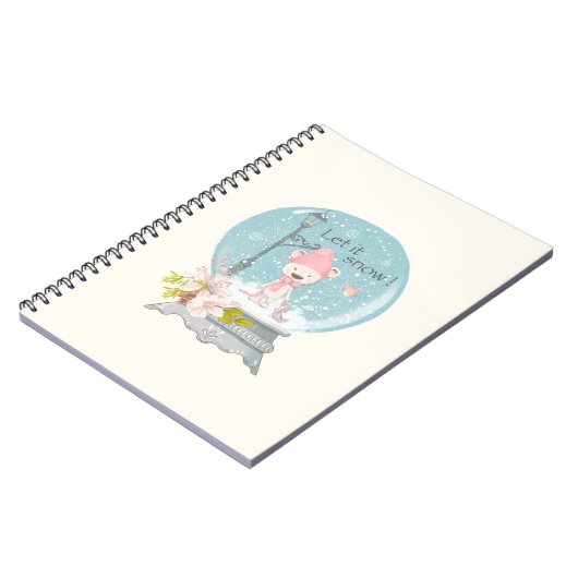 Spiral Fotonotizbuch  - Let it snow ノートブック (左側)