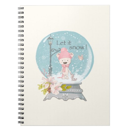 Spiral Fotonotizbuch  - Let it snow ノートブック (正面)