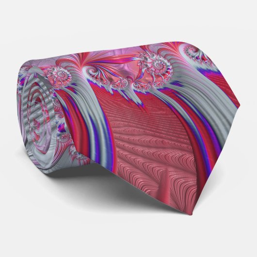 Spiral Fractal Bandana ネクタイ (ロール)