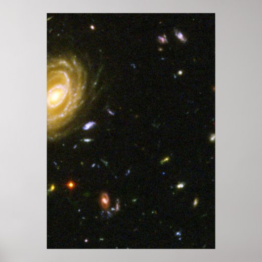Spiral Galaxy in the Hubble Ultra Deep Field ポスター (正面)