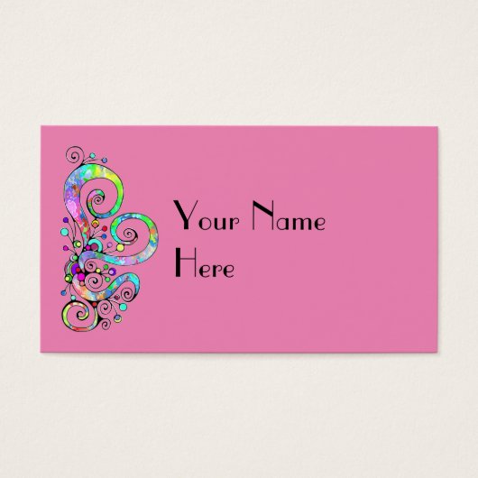 Spiral Heart Hand Painted Design 1 (正面)