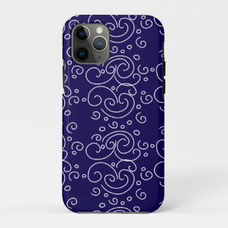 Spiral illustration iPhone 11 proケース