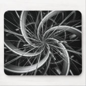 Spiral Metal Fan Blades and Spikes マウスパッド (正面)