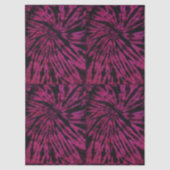 Spiral Nautilus Tie-Dye Pink Red Purple Decoupage 薄葉紙 (正面)
