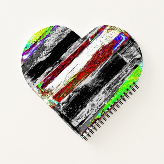 Spiral NotAll-Over Print Apron – Reflection Layers ノートブック (裏面)