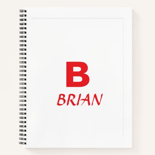 Spiral Notebook ノートブック (正面)