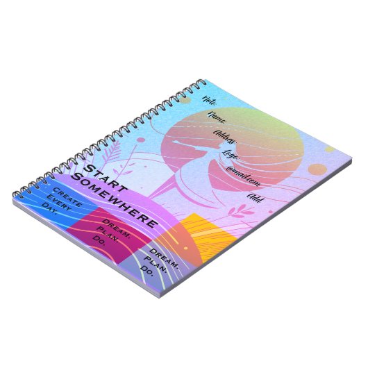 Spiral Notebook ノートブック (左側)