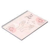 spiral notebook ノートブック (左側)