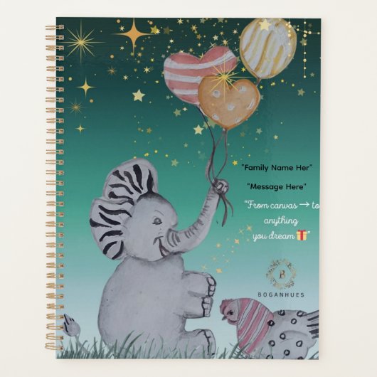 Spiral Notebook プランナー手帳 (正面)