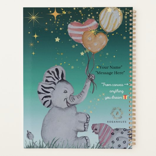 Spiral Notebook プランナー手帳 (裏面)