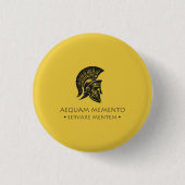 Spiral Notebook Aequam memento servare mentem 缶バッジ (正面)