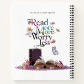 Spiral Notebook - Aesthetic Hardcover Journal  ノートブック (裏面)