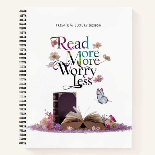 Spiral Notebook - Aesthetic Hardcover Journal  ノートブック (正面)