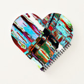 Spiral Notebook – Collapse Reflection Abstract  ノートブック (裏面)