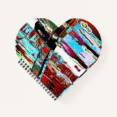 Spiral Notebook – Collapse Reflection Abstract  ノートブック (正面)