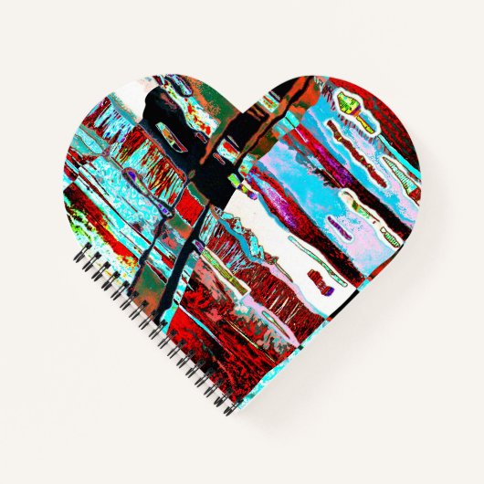 Spiral Notebook – Collapse Reflection Abstract  ノートブック (正面)