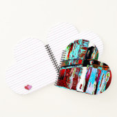 Spiral Notebook – Collapse Reflection Abstract  ノートブック (内部)