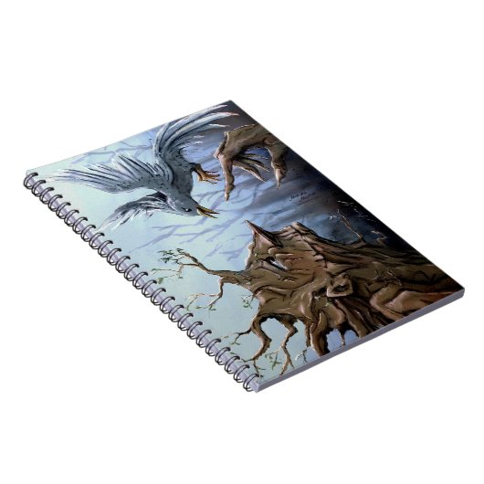 Spiral notebook - cover by Monika Marzec ノートブック (右側)