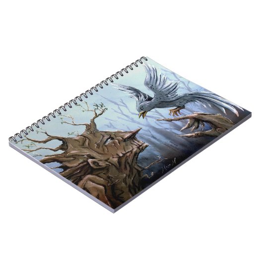 Spiral notebook - cover by Monika Marzec ノートブック (左側)