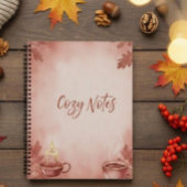 Spiral Notebook Cozy Notes" Autumn Vibes Deluxe Sp ノートブック