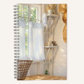 Spiral Notebook Curtain in the Wind ノートブック (正面)