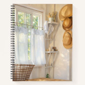 Spiral Notebook Curtain in the Wind ノートブック (正面)