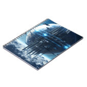 Spiral notebook featuring a galaxy world design ノートブック (左側)