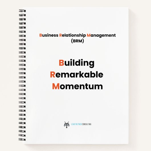 Spiral Notebook for BRM ノートブック (正面)