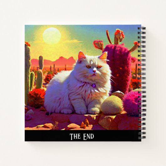 Spiral Notebook for Cat Lovers ノートブック (裏面)