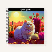 Spiral Notebook  for Cat Lovers ノートブック (正面)