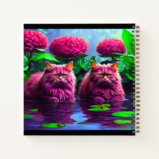 Spiral Notebook  for Cat Lovers ノートブック (裏面)