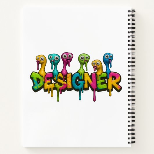 🎨 Spiral Notebook for Creative Minds 💡📓 ノートブック (裏面)