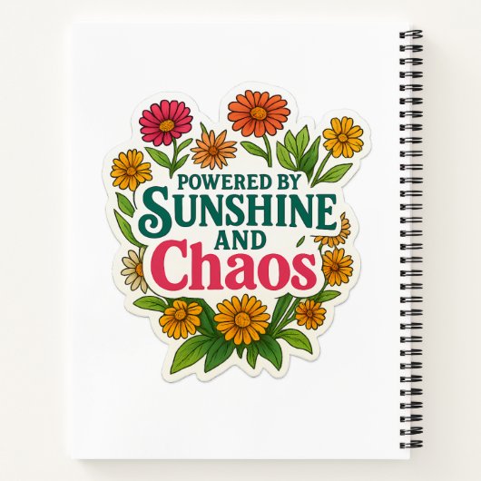 🌞 Spiral Notebook for Wild Souls 🌸📓 ノートブック (裏面)