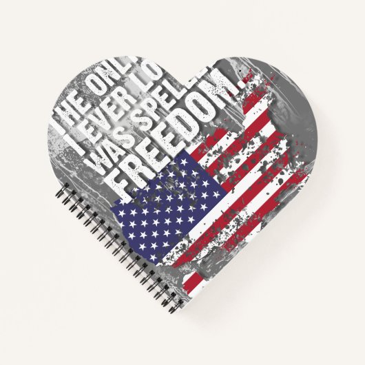 Spiral Notebook – Freedom Job ノートブック (正面)