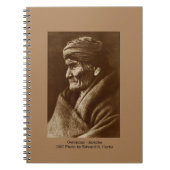 Spiral Notebook Geronimo by Edward S. Curtis ノートブック (正面)