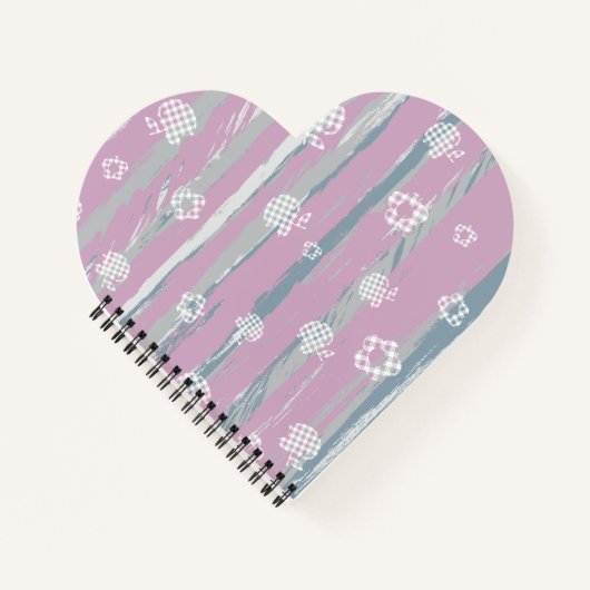 Spiral Notebook – Gingham Orchard ノートブック (正面)