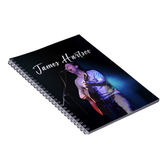 Spiral Notebook - James Hartsoe singing ノートブック (右側)