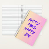 Spiral Notebook – Motivational Journal ノートブック (内側)