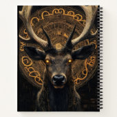 Spiral Notebook – Mystic Deer Guardian | Fantasy A ノートブック (裏面)