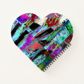 Spiral Notebook – Neon Pulse ノートブック (裏面)