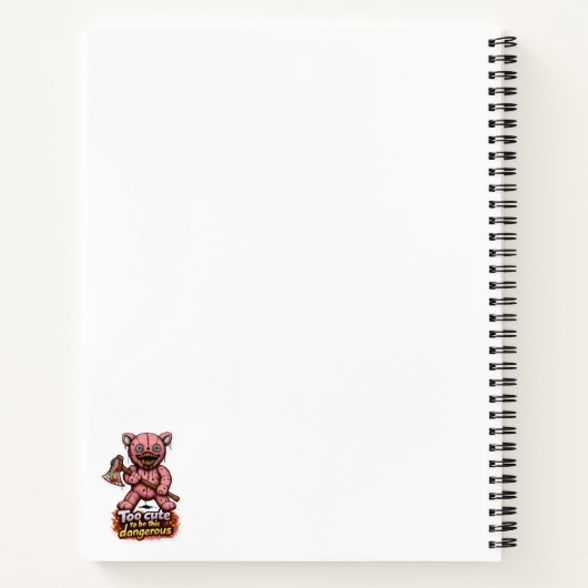 🧸🪓 Spiral Notebook of Chaos 🔥📓 ノートブック (裏面)