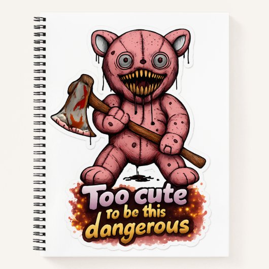 🧸🪓 Spiral Notebook of Chaos 🔥📓 ノートブック (正面)